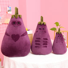 Load image into Gallery viewer, Smiling Eggplant Doll
