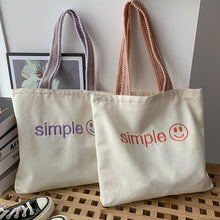 Load image into Gallery viewer, Simple Smile Tote Bag
