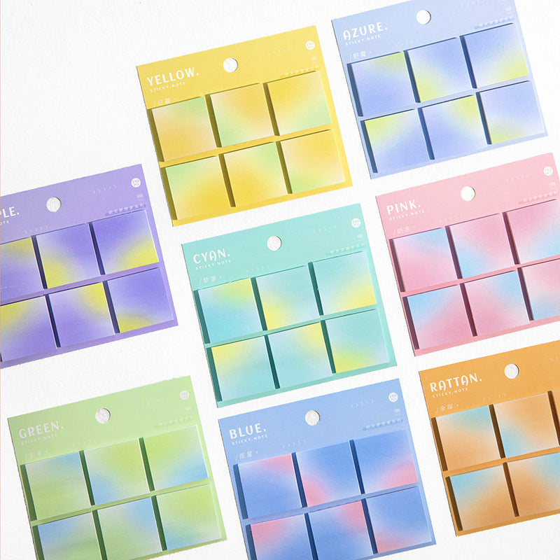 Color Grid Sticky Memo Pads