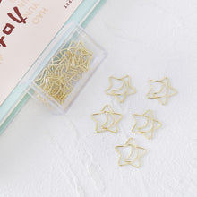 Load image into Gallery viewer, Metal Star Cute Decorative Paper Clips
