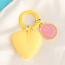 Load image into Gallery viewer, Pastel Heart Smile Airpods Keychain
