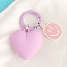 Load image into Gallery viewer, Pastel Heart Smile Airpods Keychain
