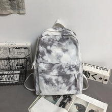 Load image into Gallery viewer, Pastel Tie Dye Backpack for School
