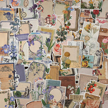 Load image into Gallery viewer, Retro Floral Scrapbook Sticker Pack
