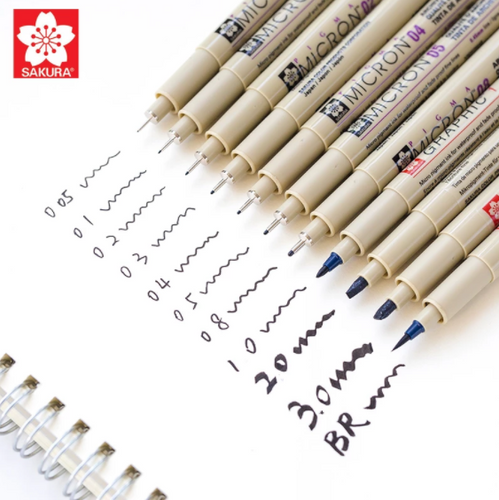 SAKURA Pigma Micron Fineliner Pen - Stationery & More