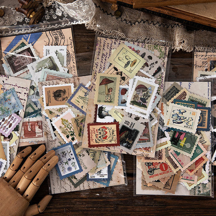 Stamp Museum Vintage Sticker - Stationery & More