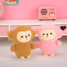 Load image into Gallery viewer, Stuffed Monkey Lover Keychain
