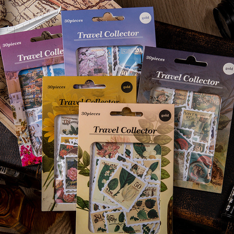 Travel Collector Vintage Sticker - Stationery & More