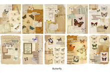 Load image into Gallery viewer, Vintage Craft Paper Pack for Scrapbook or Junk Journal
