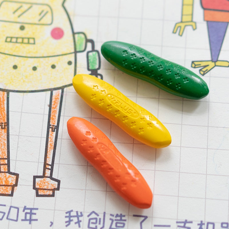 YPLUS Washable Peanut Crayons for Kids – StationeryMore