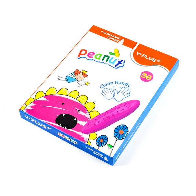 YPLUS 12 Color Washable Peanut Crayons for Kids, UK