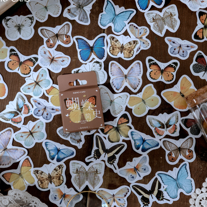 Cute Butterfly Sticker, 2 Packs