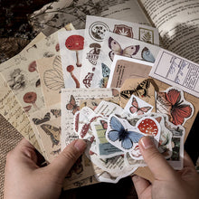 Load image into Gallery viewer, Travel Ticket Junk Journal Craft Paper-Mushroom
