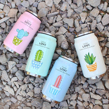 Load image into Gallery viewer, Cactus Love Soda Can Stainless Steel Thermos - 300 ml
