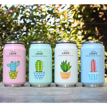 Load image into Gallery viewer, Cactus Love Soda Can Stainless Steel Thermos - 300 ml
