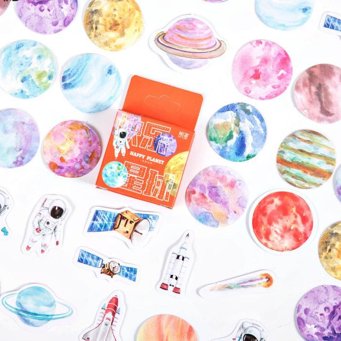 Happy Planet Sticker, 2 Packs - Stationery & More