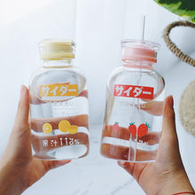 Load image into Gallery viewer, Japanese Fruity Glass Bottles - 450 ml
