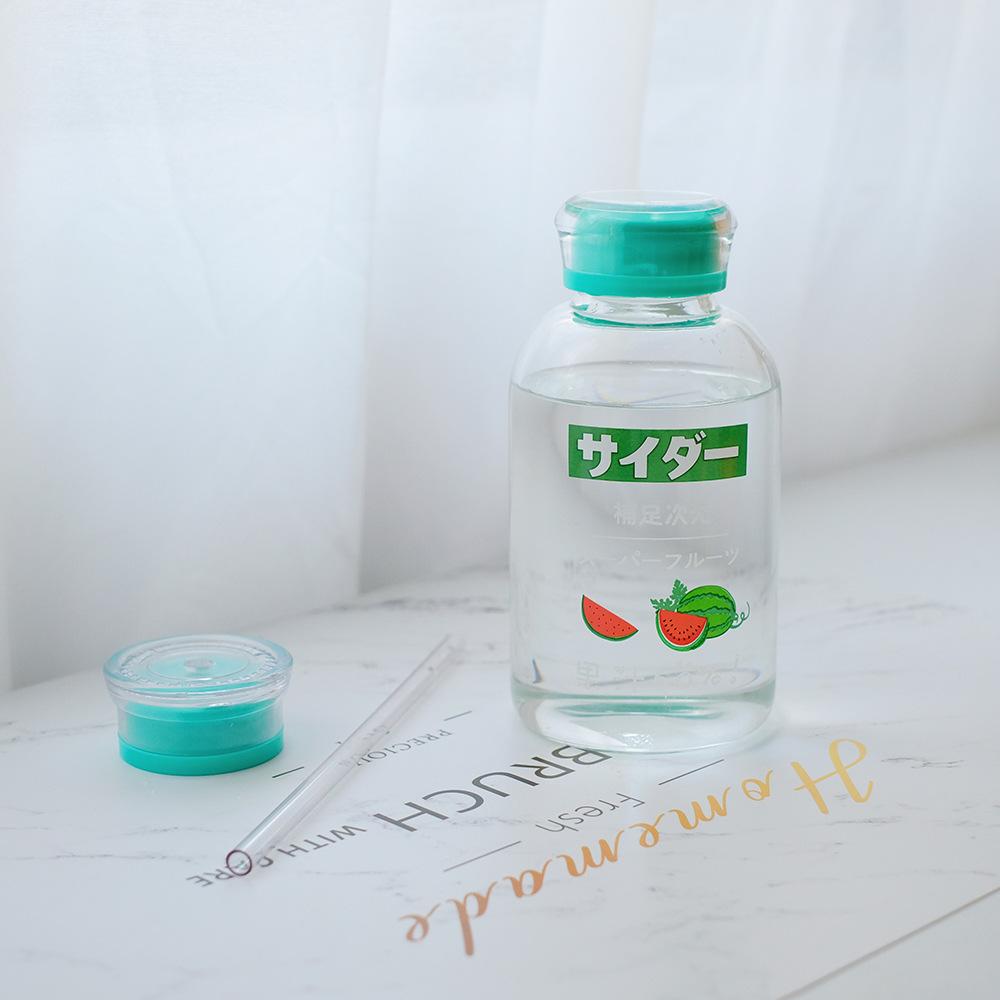 Japanese Fruity Glass Bottles - 450 ml