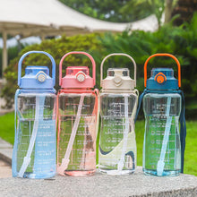 Load image into Gallery viewer, Pastel Color Motivational Water Bottles - 2L
